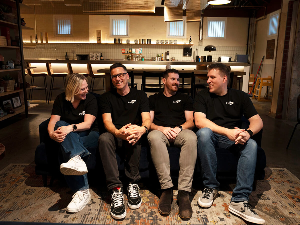 The Triniteq team together