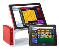 Triniteq software on a POS terminal & tablet