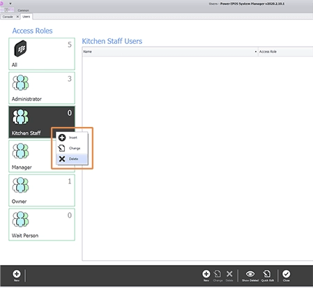 Triniteq PowerEPOS Access Roles 5