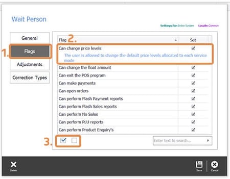 Triniteq PowerEPOS Access Roles 6