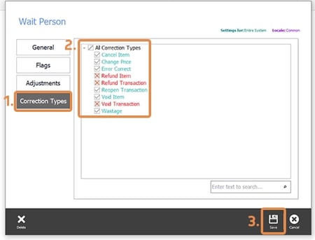 Triniteq PowerEPOS Access Roles 8