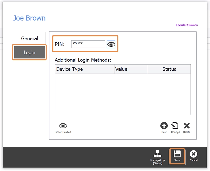 Triniteq PowerEPOS User Login Method