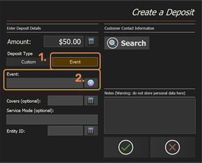 Create event