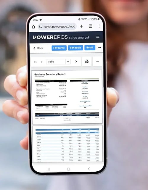 Sales Analyst on mobile