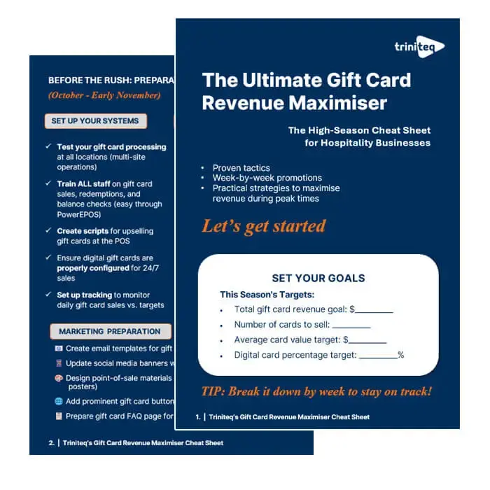 Gift Card Revenue Maximiser Cheat Sheet