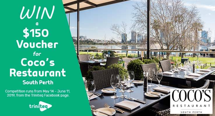 Win a $150 voucher to Coco's South Perth