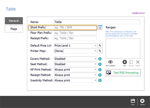 Input what our service mode will be referred to 