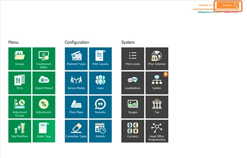 Hit publish in the Management Console 