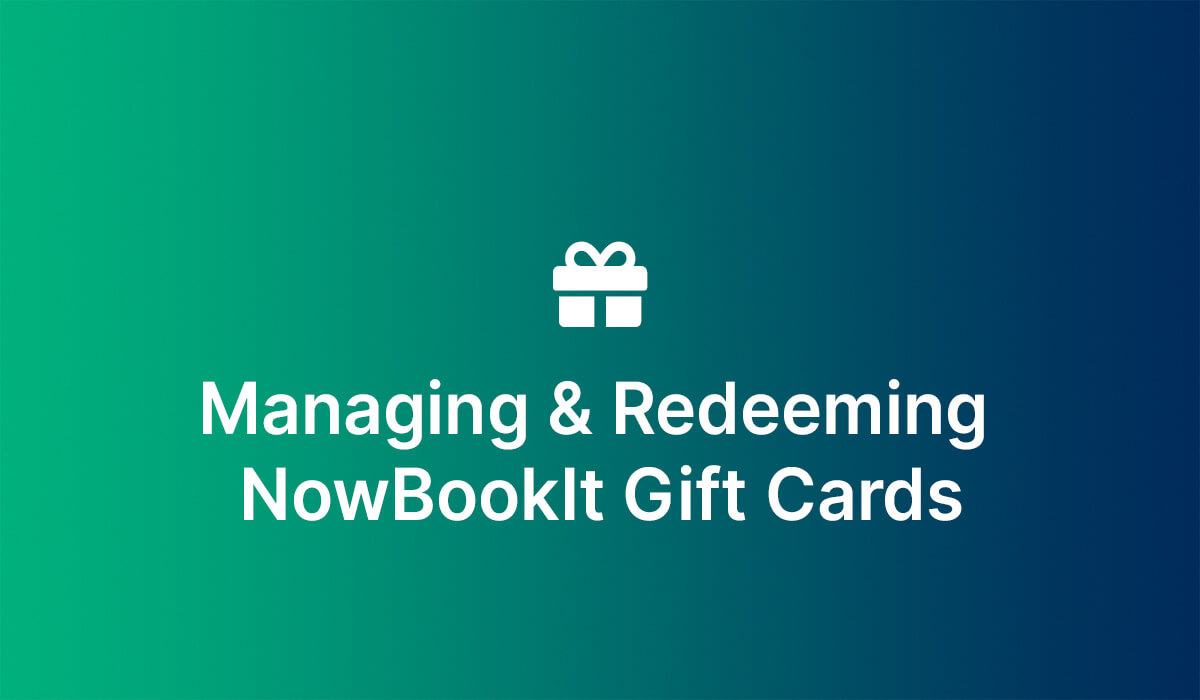 Learn how to manage and redeem NowBookIt gift cards in PowerEPOS