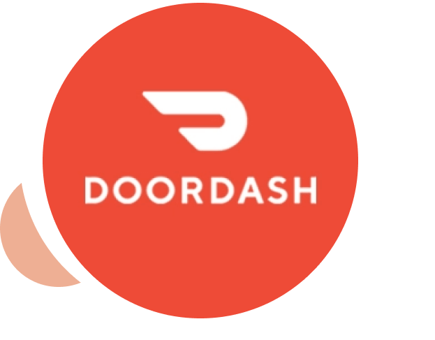 DoorDash logo header