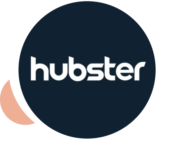 Hubster logo header