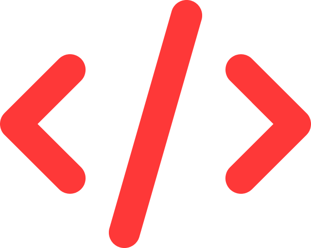 Triniteq - orange icon of a some code 
