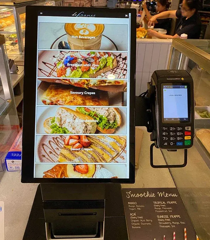mypreorder on a self service kiosk